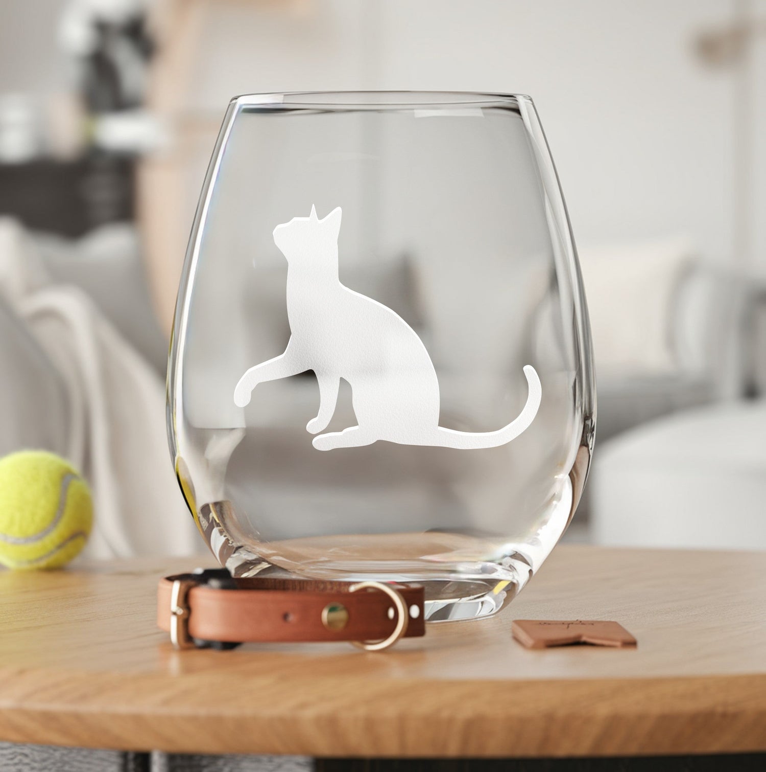 Cat-Themed Glassware