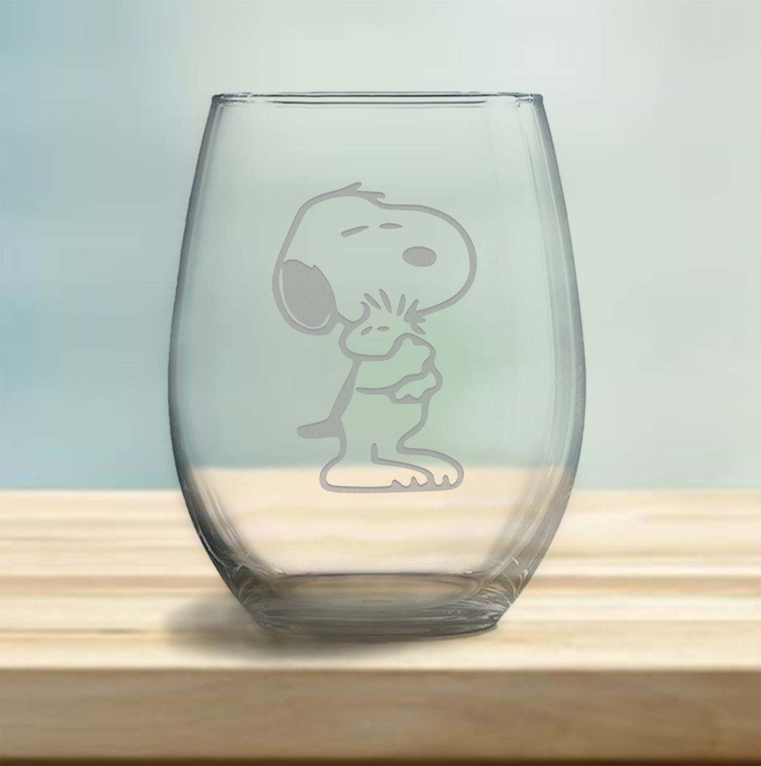 Snoopy Peanuts Themed Glasses
